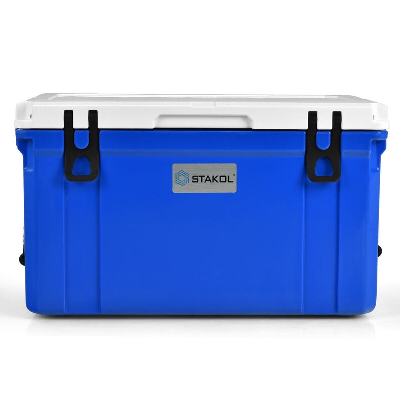 Giantex Portable Cooler, 3-4 Days Camping Ice Chest, 79/58 Quart