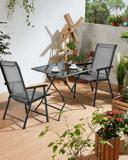 Giantex Patio Dining Chairs, Outdoor Chairs, Portable Folding Chairs