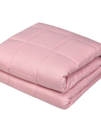 Cooling Weighted Blanket, Luxury Cooling Silk Sewed in Cotton, 41"x60" | 7lbs/10lbs