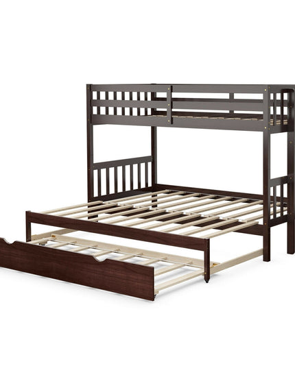 Twin Over Pull-Out Bunk Bed with Trundle
