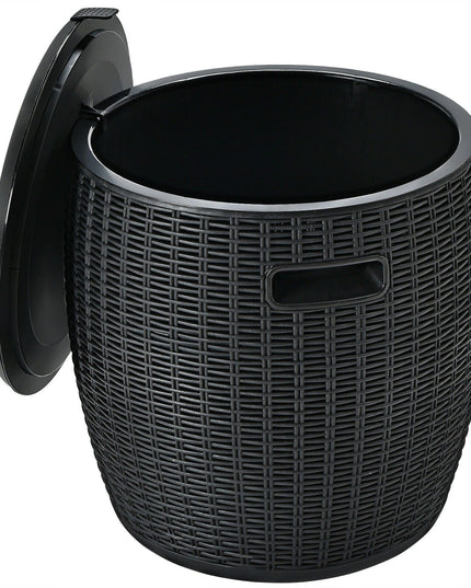 Giantex 12 Gallon Ice Cooler, Wicker Round Ice Chest