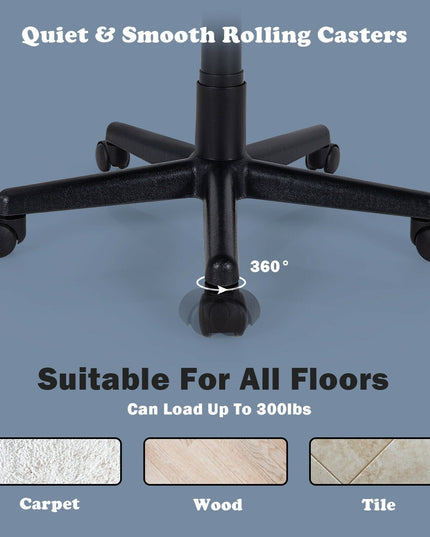 Mesh Office Chair, Mid Back Computer Desk Chair, Ergonomic Executive Chair