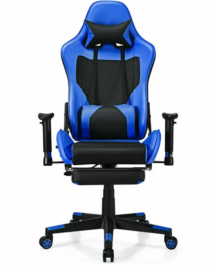 Massage Gaming Chair, Adjustable High Back with Health Massager Lumbar Support