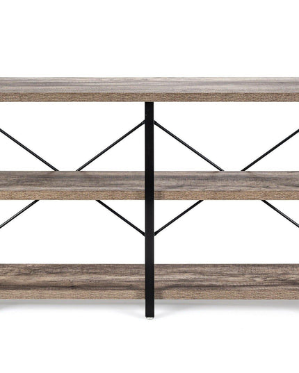 3-Tier Console Table Sofa Side Table, Entryway Foyer Table - Giantexus