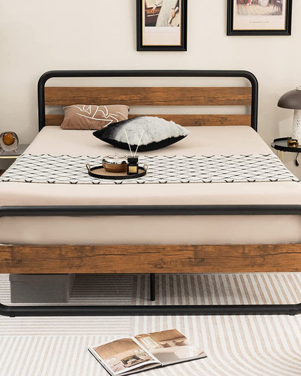 Full Size Metal Bed Frame, Platform Bed - Giantex