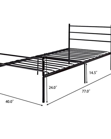 Giantex Platform Bed with Headboard and Footboard