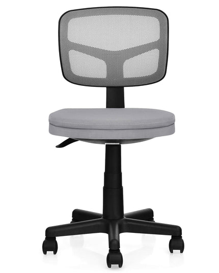 Armless Desk Chair, Low-Back Computer Chair - Giantexus