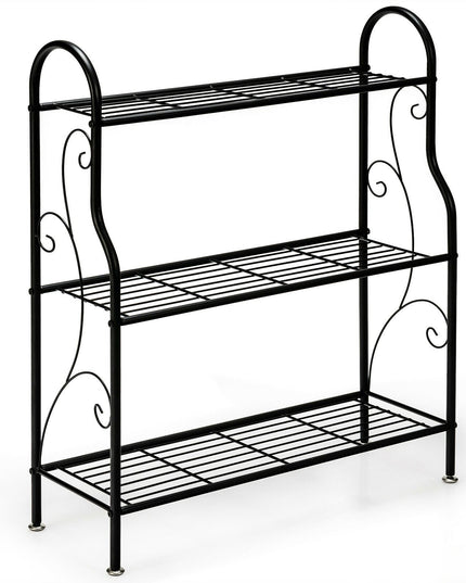 Wood Plant Stand, Multi Tier Flower Pot Holder Display Shelf