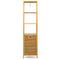 63" Tilt Out Laundry Hamper and 4-Tier Storage Shelves