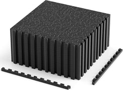 Black/Gray Speckled / 18 Tiles | 72 Sq Ft