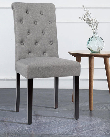 Upholstered Accent Dining Chairs Set of 2 - Giantexus
