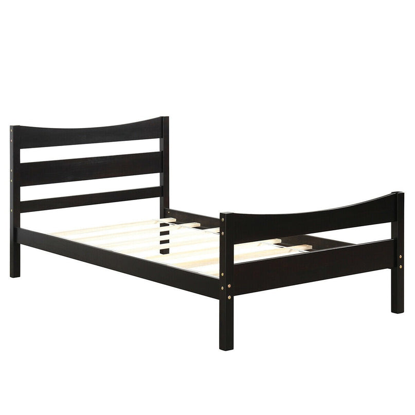 Available Under-bed Storage Twin Size Foundation Slat Support Platform Bed Frame