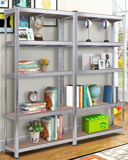 2 Pcs 5-Tier Storage Shelves, Garage Shelving Units - Giantexus