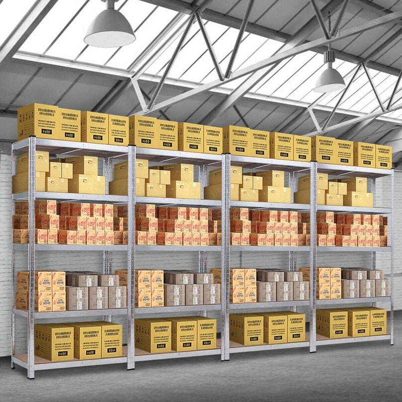 2 Pcs 5-Tier Storage Shelves, Garage Shelving Units - Giantexus