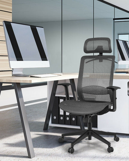 Mesh Office Chair, Ergonomic Office Chair with Headrest