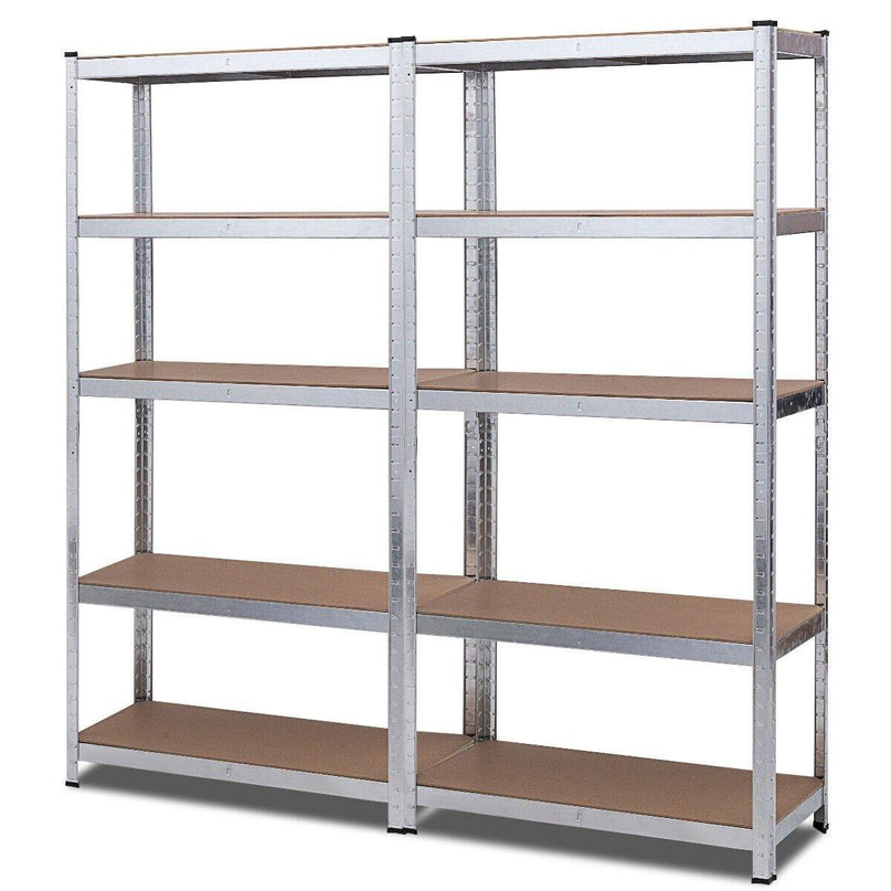 2 Pcs 5-Tier Storage Shelves, Garage Shelving Units - Giantexus
