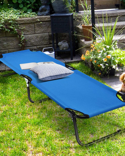 Giantex  Light Weight Camping Bed for Camp Office Sleepover