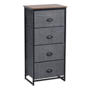 Black / 4 Drawers