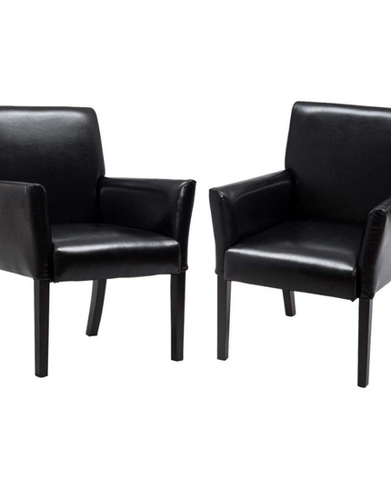 Leather Reception Guest Chairs