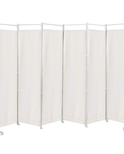 Giantex 6 Panel Room Divider, 6 Ft Folding Screen with Steel Support Base