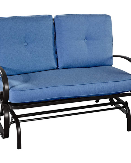 Giantex Loveseat Outdoor Patio Rocking Glider Cushioned 2 Seats