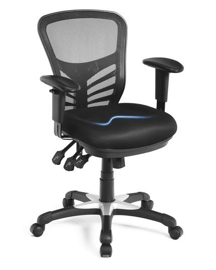 Giantex Seat Tilt Adjustment Office Chair for Working Studying Gaming