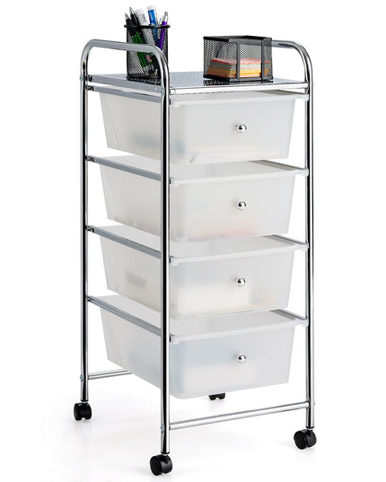Giantex Rolling Cart with Drawers, Craft Organizer with Wheels