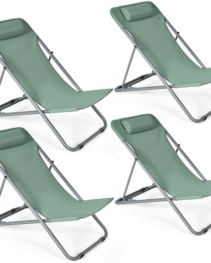 Giantex Beach Chair for Adults Camping Chair Set