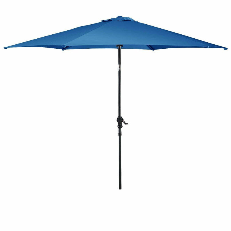 Giantex 9ft Patio Umbrella Outdoor, Market Table Umbrella w/ Push Button Tilt and Crank - Giantexus