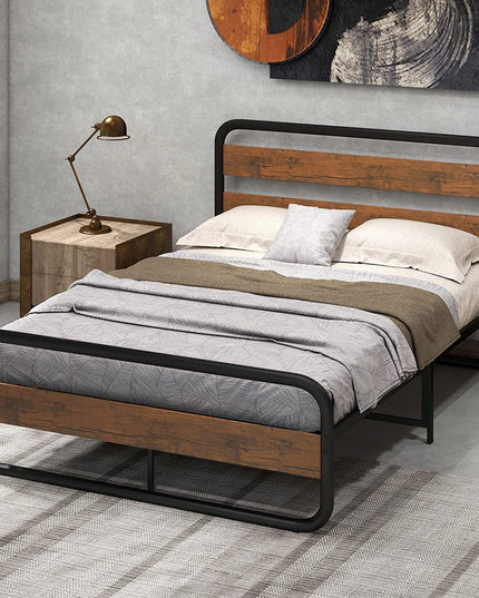 Full Size Metal Bed Frame, Platform Bed - Giantex