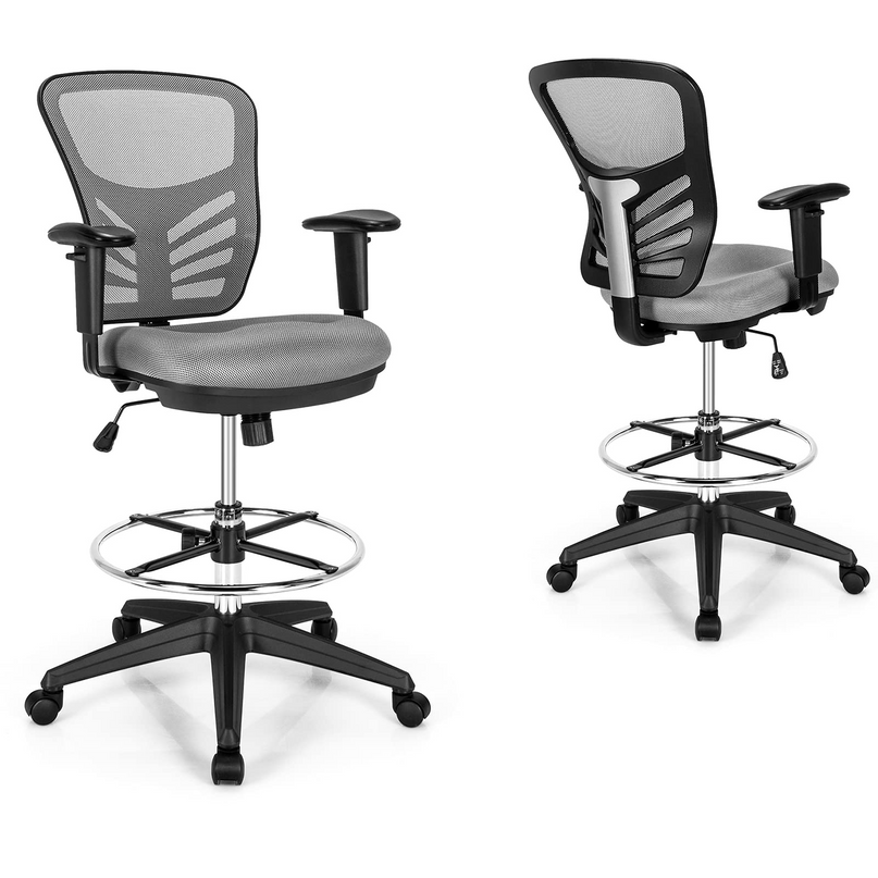 Giantex Mesh Drafting Chair, Standing Desk Chair
