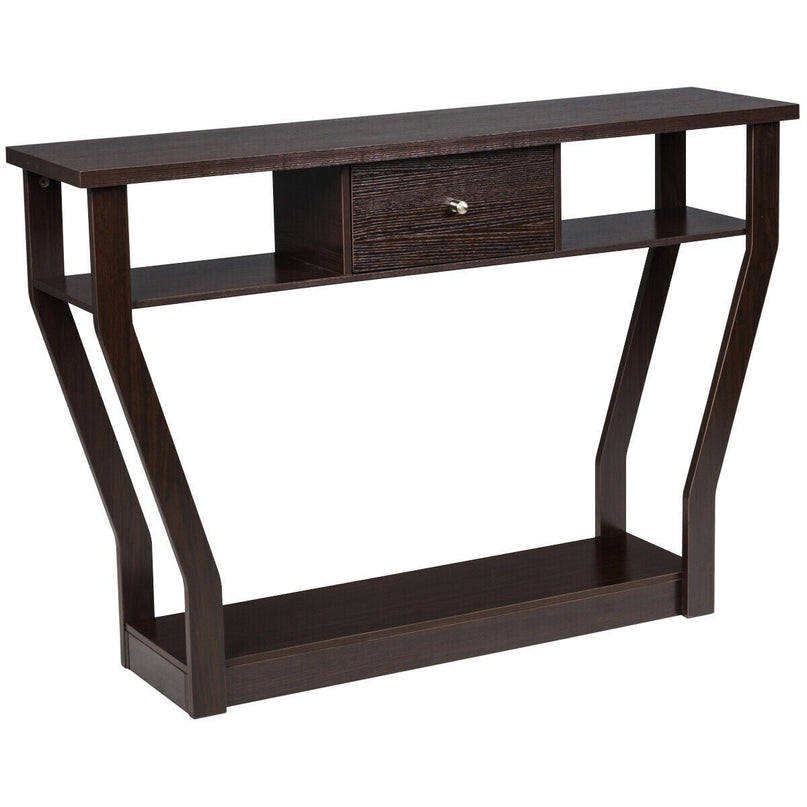 Console Table Modern Easy Assembly Entryway Table