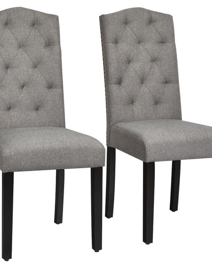 Giantex Parsons Chairs, Uphostered Kitchen Dining Chairs w/Wood Legs