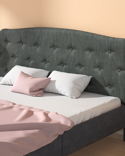 Giantex Upholstered Headboard, Button Tufted Headboard