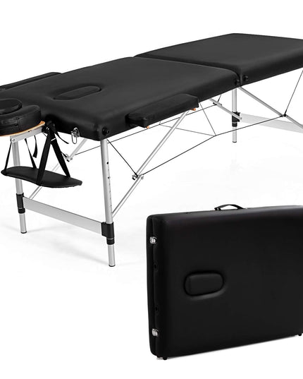 Giantex Portable Massage Table 84inch, Folding Lash Bed Aluminium Frame