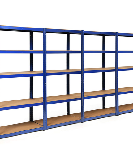 Giantex Shelving Rack Storage Shelf Steel Garage Utility Rack 5-Shelf Adjustable Shelves
