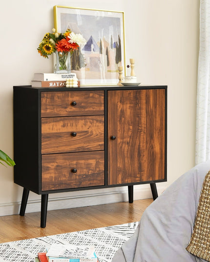 Storage Cabinet Buffet Sideboard with 3 Drawers
