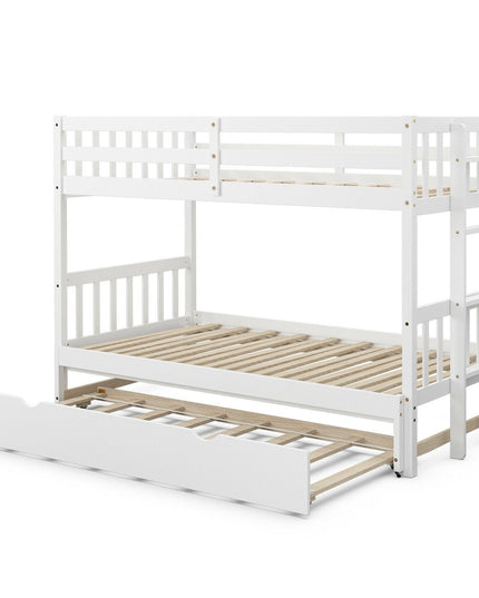 Twin Over Pull-Out Bunk Bed with Trundle