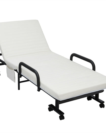 Folding Guest Bed Frame with Mattress