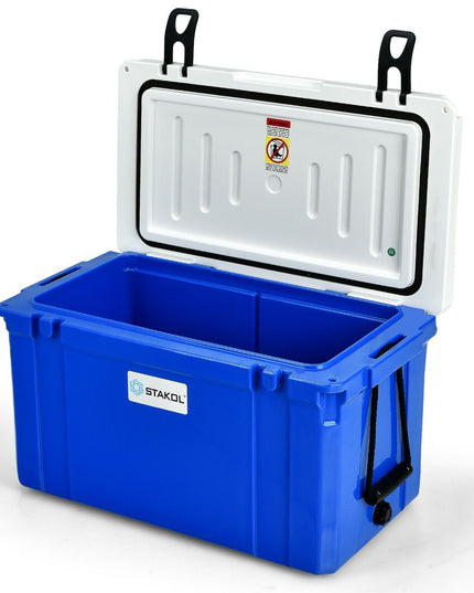 Giantex Portable Cooler, 3-4 Days Camping Ice Chest, 79/58 Quart