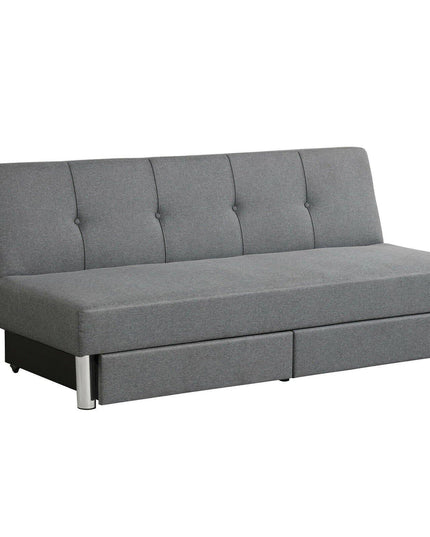 3-Seat Convertible Sofa Bed,Long Sofa w/ 2 Large Drawers, Ergonomic Sleeper w/ 3 Adjustable Angles - Giantexus