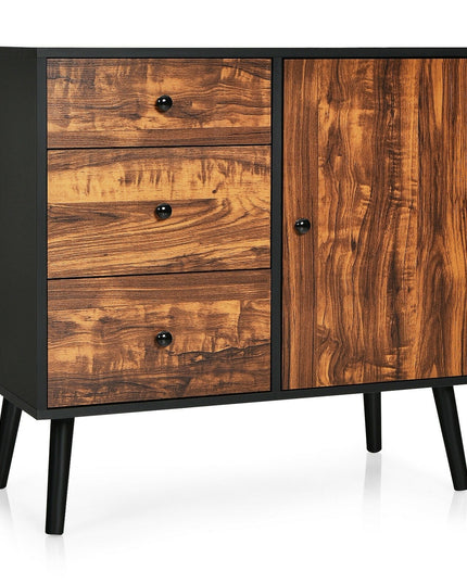 Storage Cabinet Buffet Sideboard with 3 Drawers