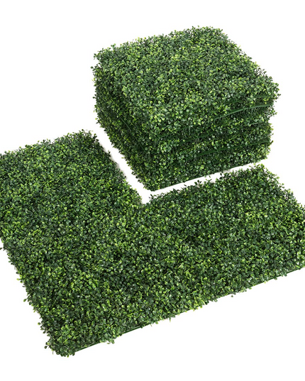 Giantex 12PCS 20x20inch Artificial Boxwood Panels Garden Privacy Fence Screen