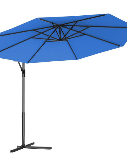 10ft Offset Patio Umbrella Cantilever Umbrella - Giantexus