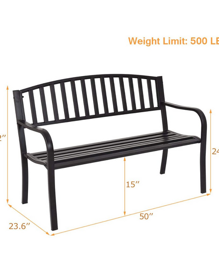 Giantex 50" Patio Garden Bench