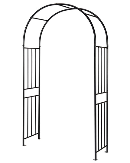 Giantex 7.2Ft Garden Arch, Outdoor Steel Arbor w/Stakes