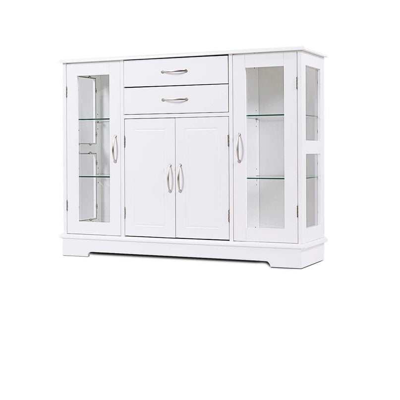 Giantex Sideboard Buffet Server Storage Cabinet W/ 2 Drawers