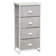 White / 4 Drawers
