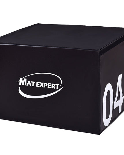 MAT EXPERT 3 in 1 Plyometric Box, Jumping Box with Foam for Jump Training and Conditioning