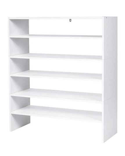 3-in-1 Shoe Rack, 5-Tier Shoe Organizer, Wood Storage Shelf for Shoes - Giantexus